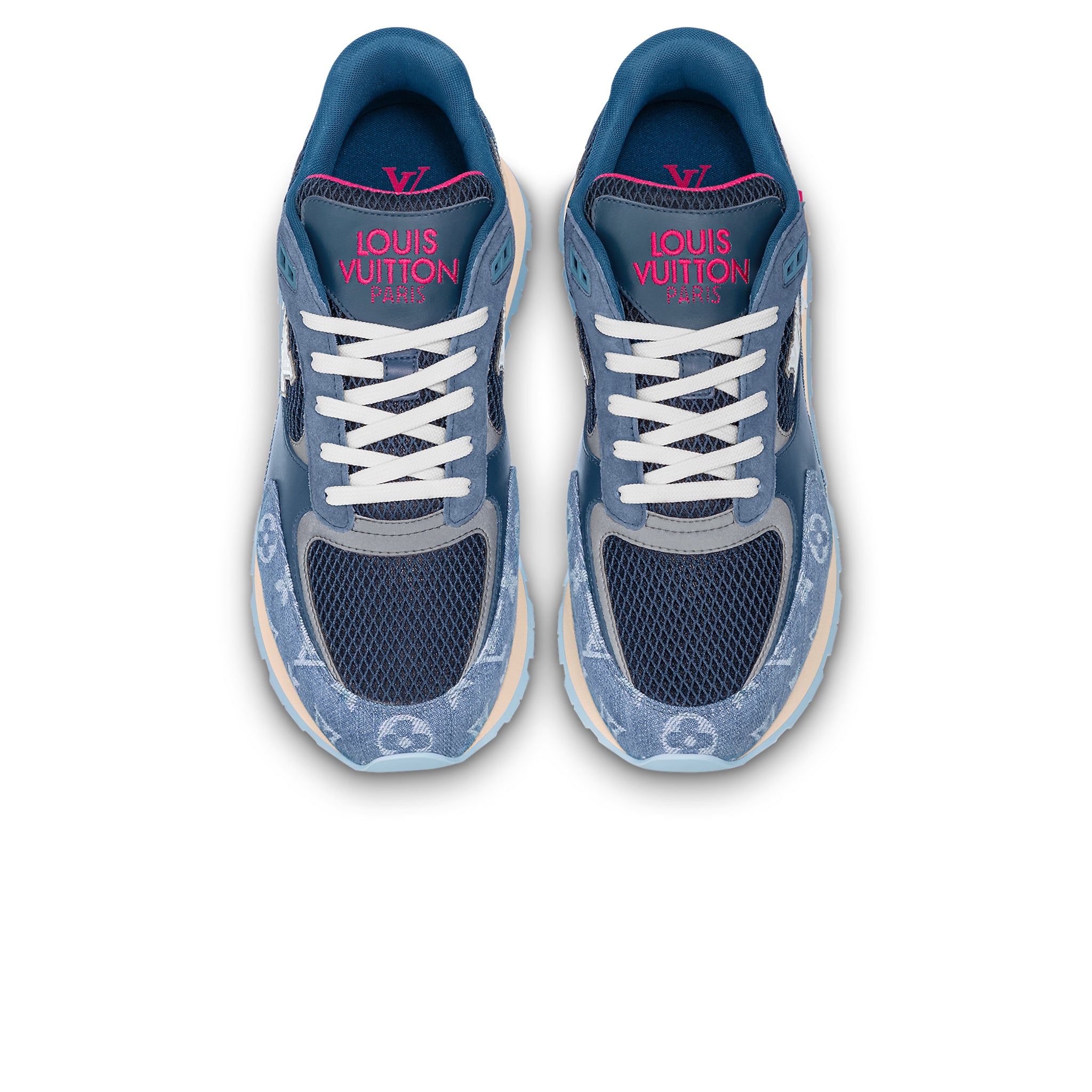 Image of Louis Vuitton LV Run Away Blue Sneaker